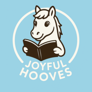 Horse reading a book
